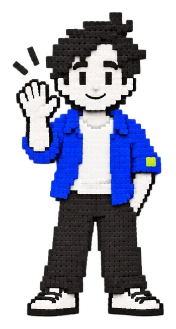You, waving hello
