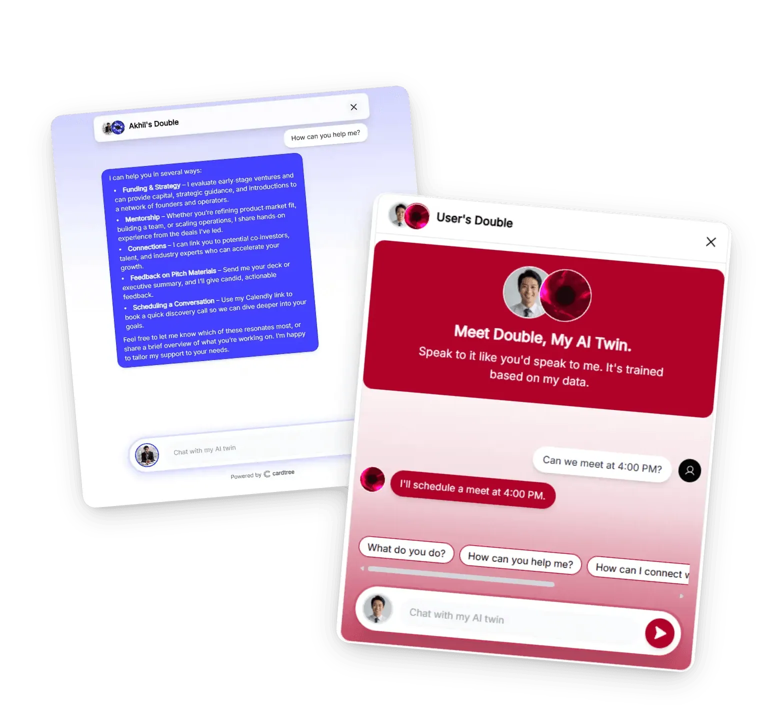 Your personal 24/7 networking assistant.