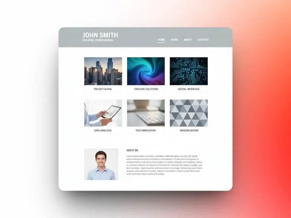 A Generic, Clunky Website