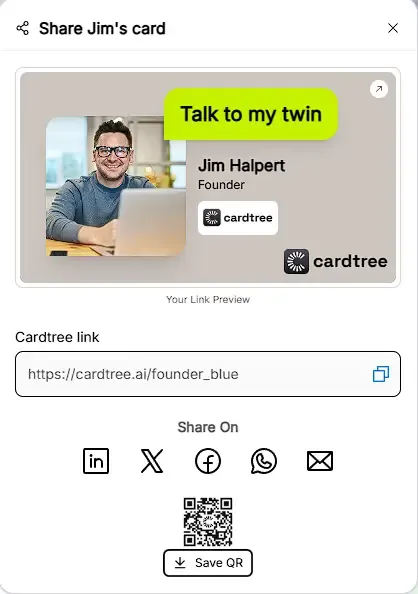 Share Your AI Twin Anywhere