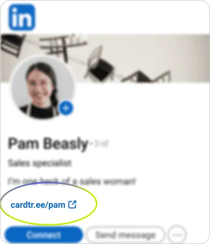 Short URL for social bios