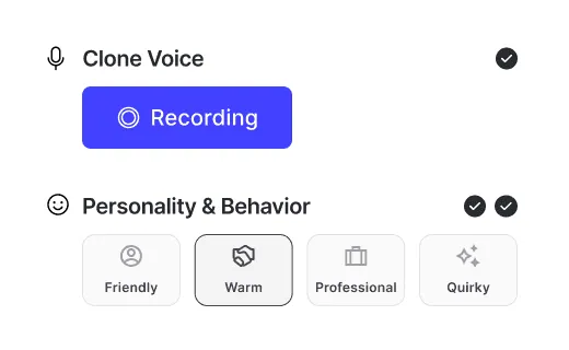 Clone your voice and personality