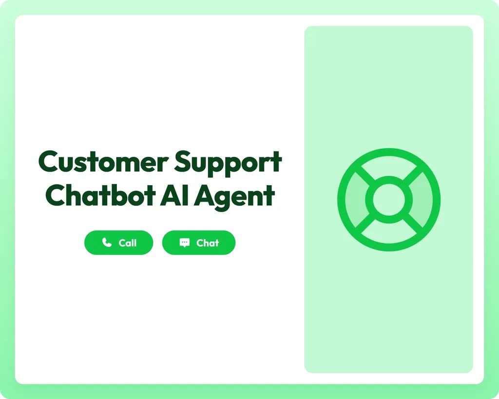 customer support available through call and chat with lifebuoy symbol