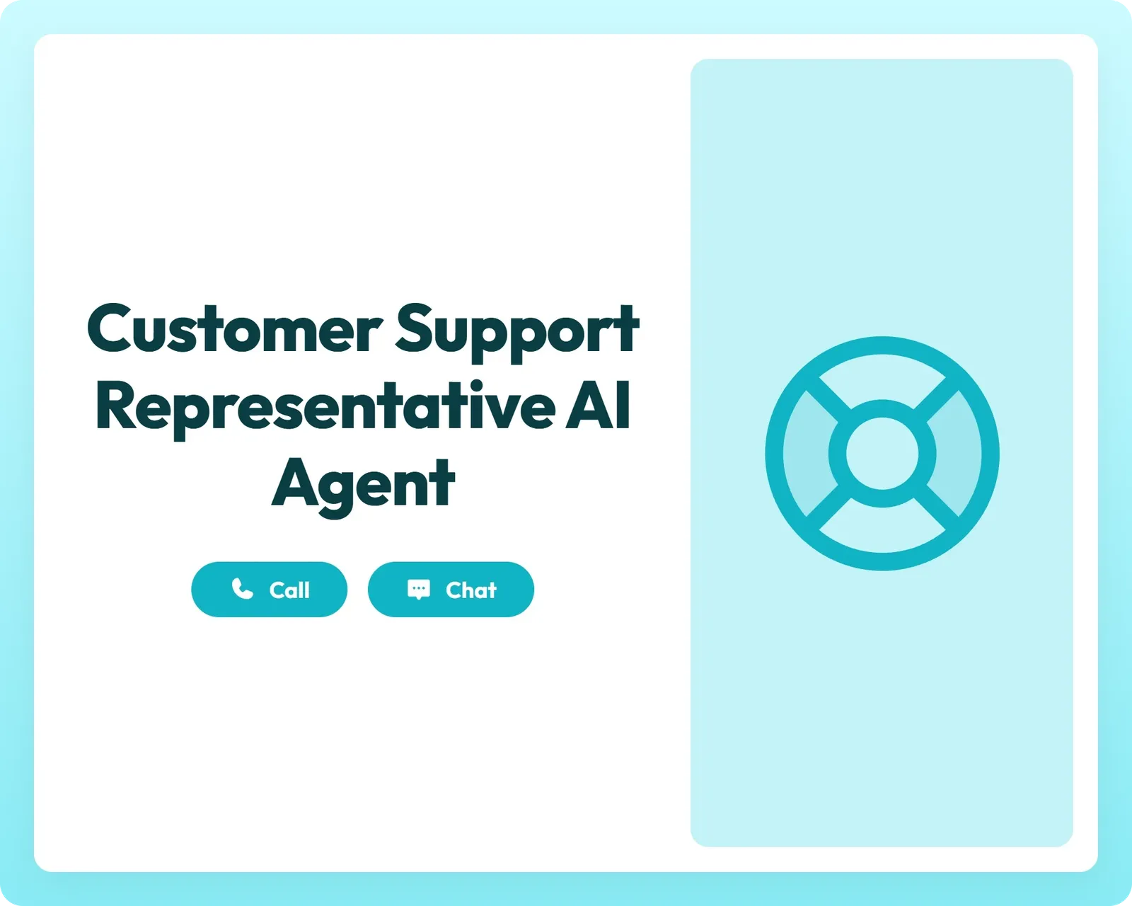 support made easy with call, chat, and lifeline symbol
