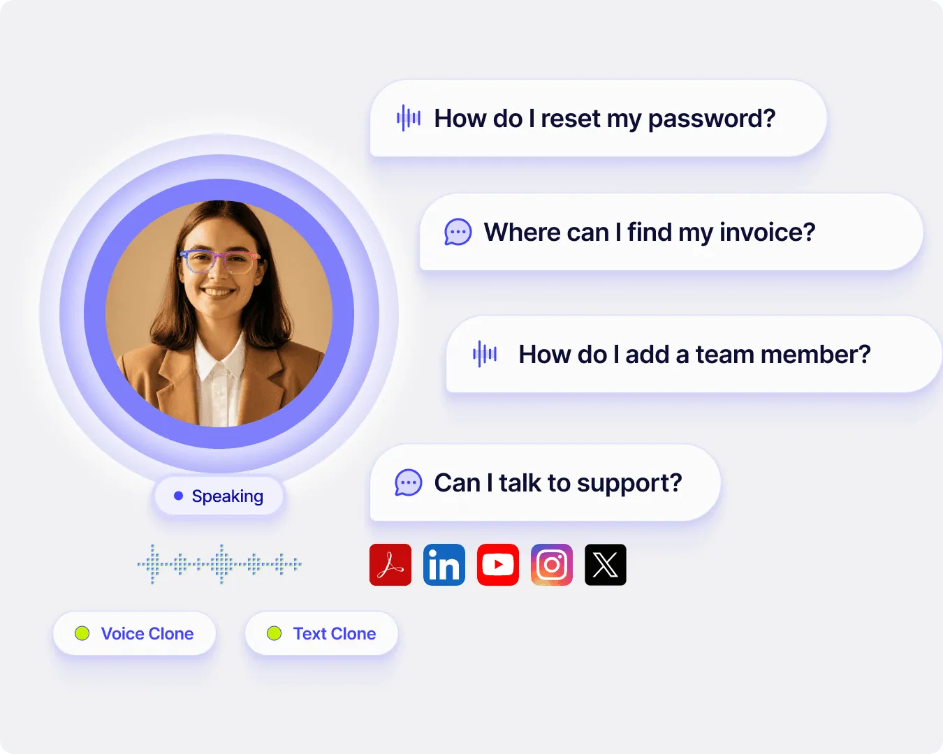 Answer inquiries when the team is offline.