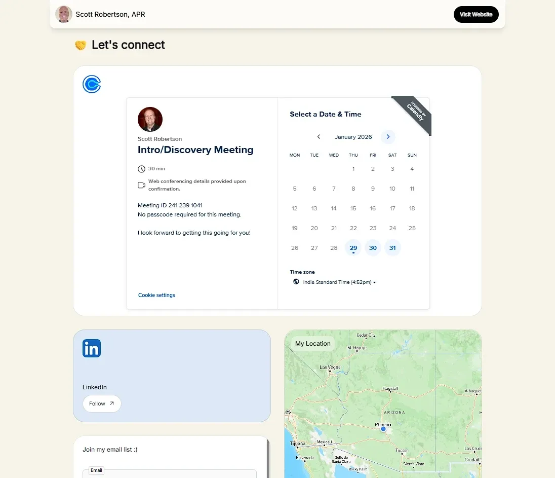 Built-in Leads & Meeting Capture