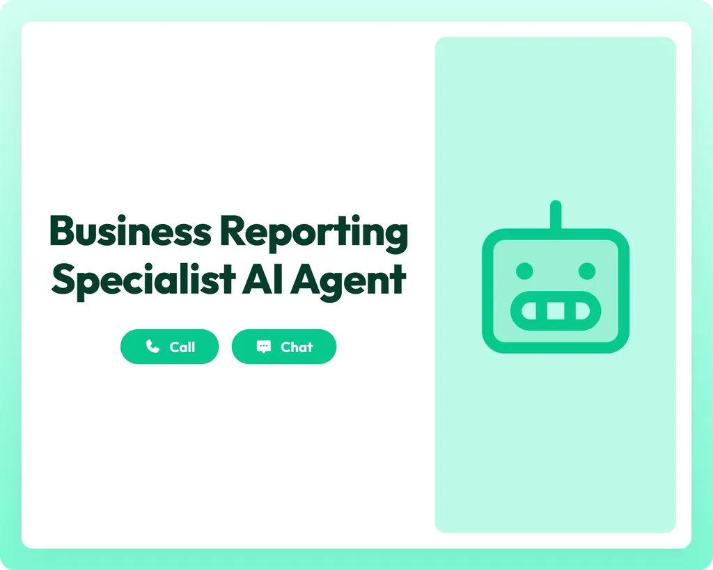 ai customer support agent provides call and chat support with a robot icon panel
