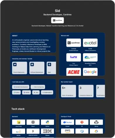 Back-end Developer